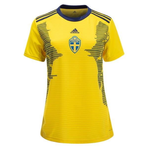 Maillot Football Suède Domicile Femme 2019 Jaune